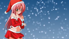 Snow Christmas blush pink hair hayate no gotoku katsura 