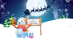 Snow Christmas santa snowman