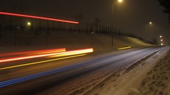Snow cityscapes Highways