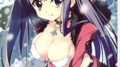 Snow cleavage hentai bent over