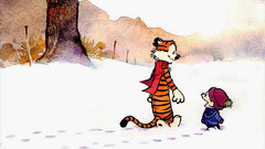 Snow comics calvin and