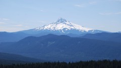 Snow distance horizon peak