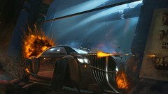 Snow explosions cars