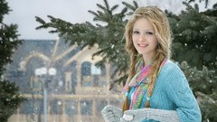 Snow faces outdoors blondes teen