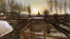 Snow Garden paintings Vincent van Gogh artwork