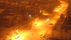 Snow gold cityscapes tehran
