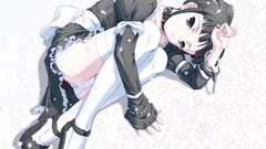 Snow handcuffs collar maid