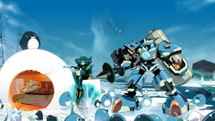 Snow ice Robots Penguins Mononoke mecha