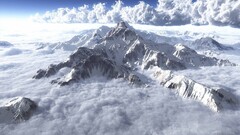 snow landscape Mountains