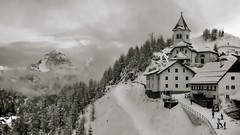 Snow landscapes Alps Mountains