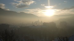 Snow landscapes Brasov