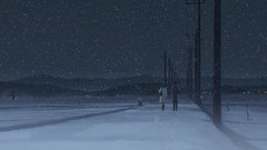 Snow Makoto Shinkai scenic