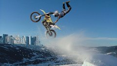 Snow motocross high bike