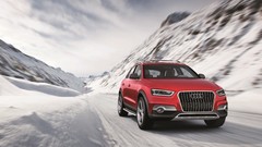 Snow Mountains Audi cars