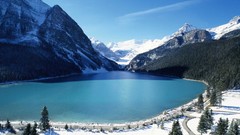 Snow Mountains Canada alberta lake louise