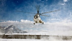 Snow Mountains Helicopters military flying