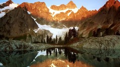 Snow Mountains light rocks