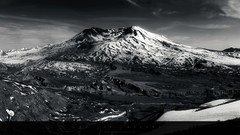 Snow Mountains monochrome