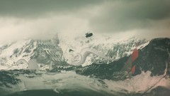 Snow Mountains shapes Desktopography