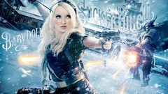 Snow Movies collage woman Adventure Sucker Punch Swords 3d 