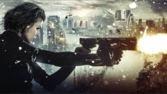 Snow Movies Guns Resident Evil Milla Jovovich cityscapes 