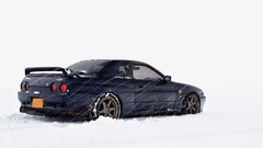 Snow Nissan Skyline