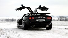 Snow open doors black edition automobiles Melkus RS2000