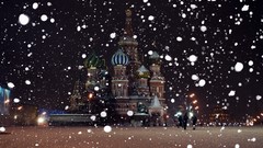 Snow Russia churches snowflakes