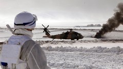 Snow smoke Helicopters soldiers Turkish Armed Forces skorsky 