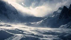 Snow snow landscapes Mountains