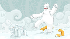 Snow vectors Polar Bears