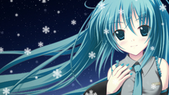 Snow vocaloid hatsune miku