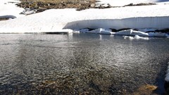 Snow water Mountains ice lakes