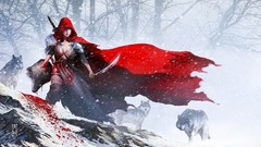 Snow weapons Little Red Riding Hood blood Wolves