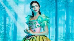 Snow-white Lily Collins