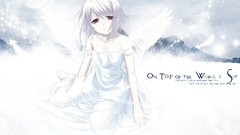 Snow wings feathers red