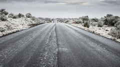 Snow winter Arizona roads Highways