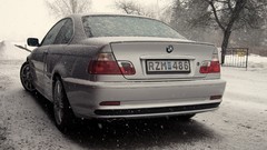 Snow winter cars BMW
