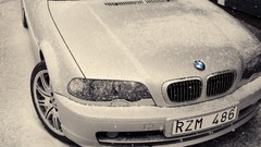 Snow winter cars BMW