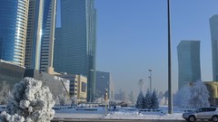 Snow winter cars cities