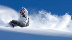 Snow winter cold white Snowboarding blizzard splashes