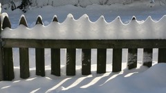 Snow winter fences snow landscapes