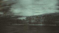 Snow winter monochrome motion trains window panes