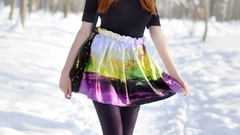 Snow winter redheads