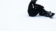 Snow winter Snowboarding Poland white background