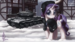 Snow winter Soviet rarity tanks ponies My Little Pony: 