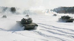 Snow winter War cold ice Guns smoke Army germany fight Europe 