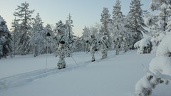 Snow winter War cold white ice Guns Skiing Army soldiers 