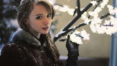 Snow woman blondes blue eyes models pale skin Olesya Kharitonova