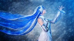 Snow woman emo hatsune miku models portraits top model emo 